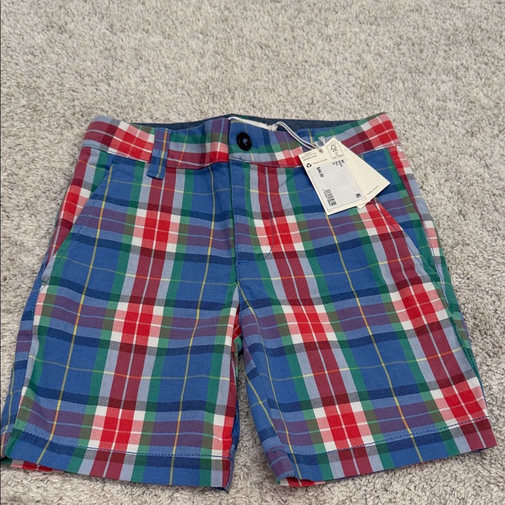 Boden Men's Multicolor Plaid Shorts